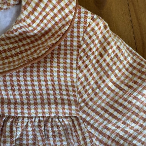 Edgehill Collection Litle Girls Dress Peter Pan Collar A Line Size 6x - Picture 2 of 3